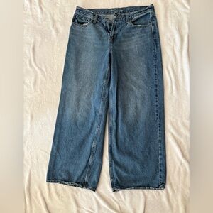 Old Navy Women's Wide Leg Blue Jeans